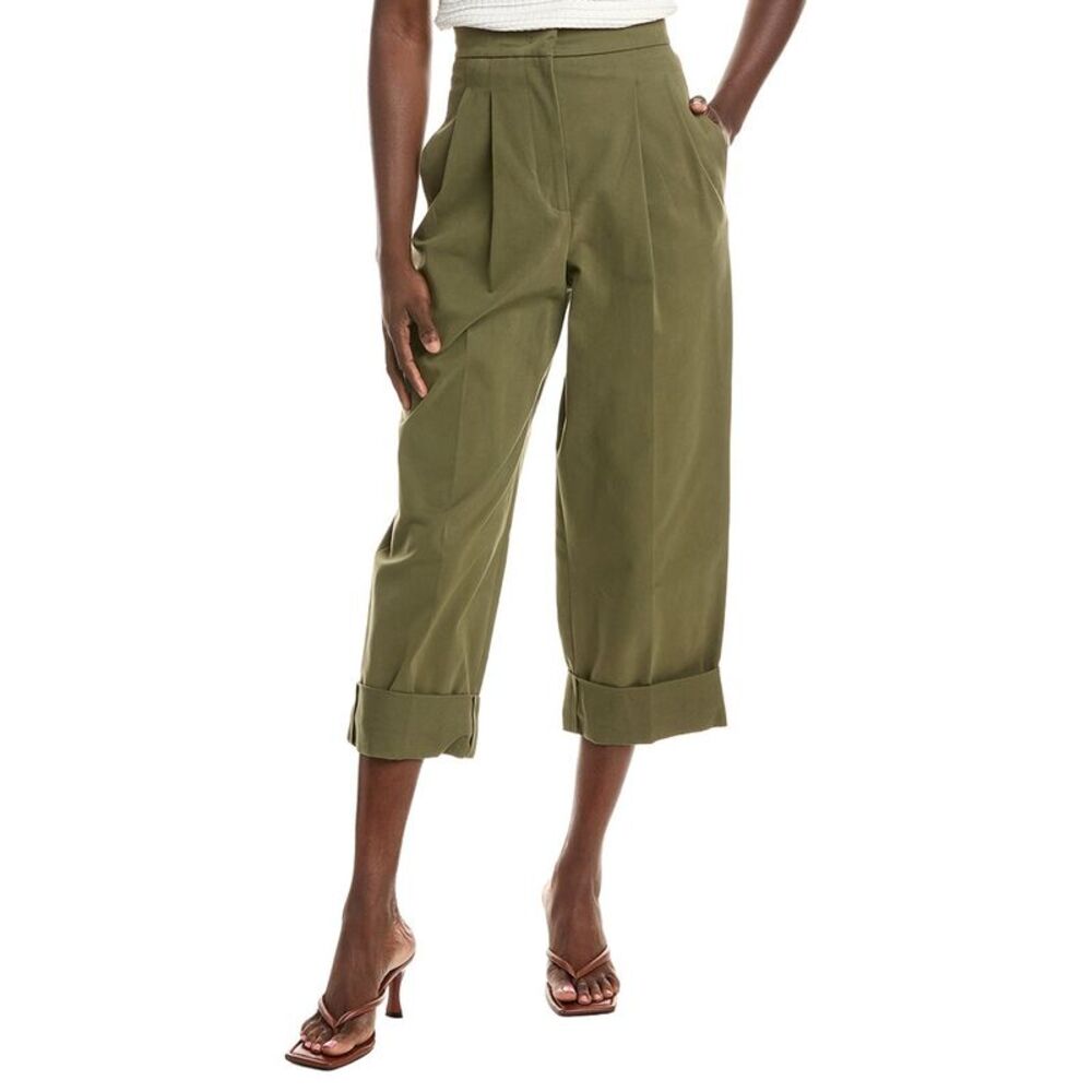 Max Mara Womens Weekend Bronzo Trouser, Green